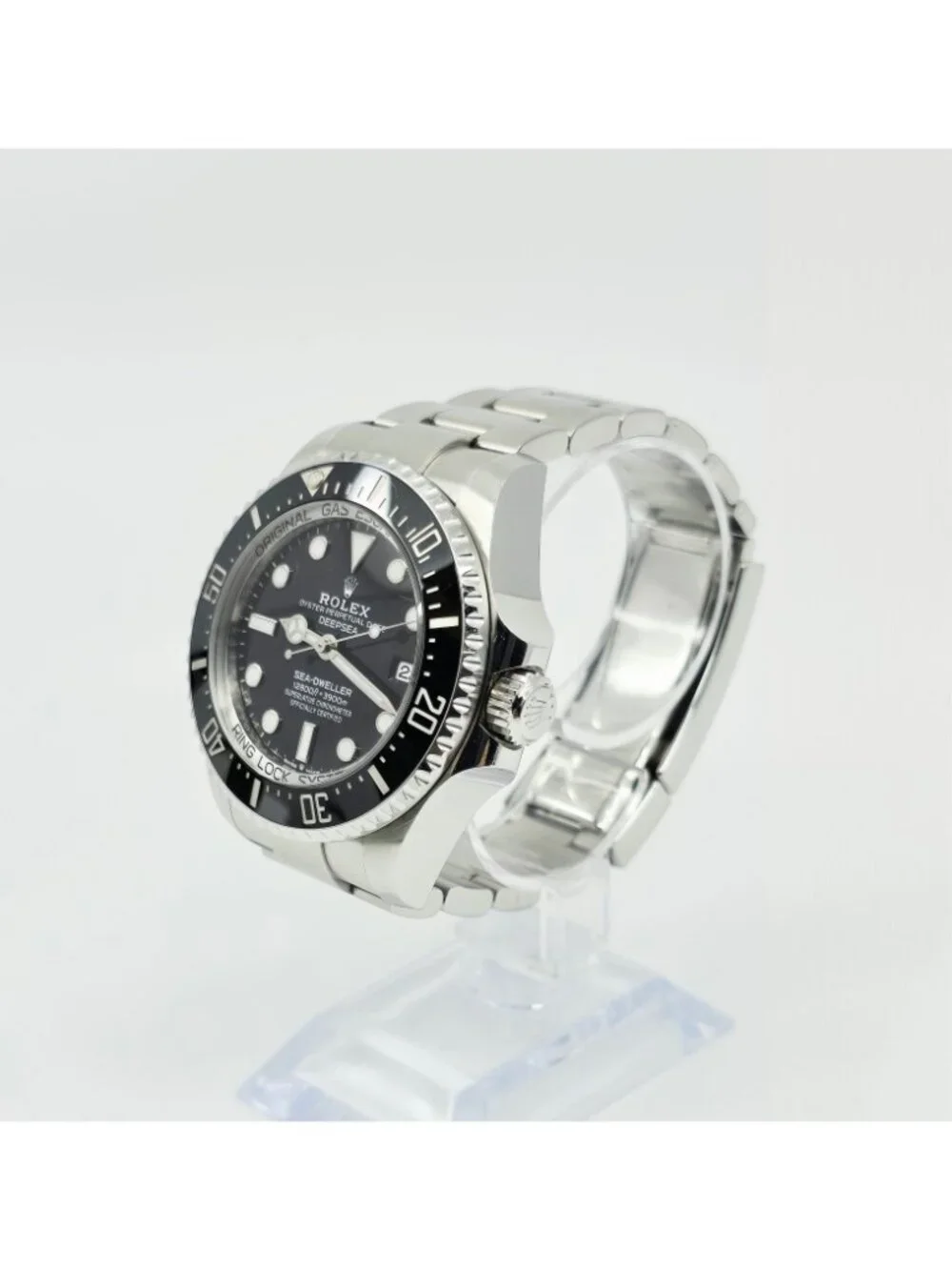 Rolex Sea Dweller Deepsea 44mm Black Dial Stainless Steel Automatic Watch 136660